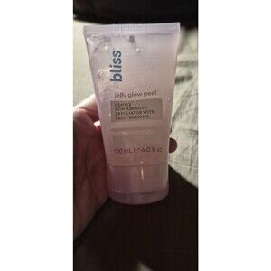 RARE New  Bliss Jelly Glow Peel Gentle Exfoliator with Fruit Enzymes 4 fl oz